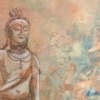 Bodhisattva Avalokitesvara met mededogen waakt over de wereld en al zijn schepselen.